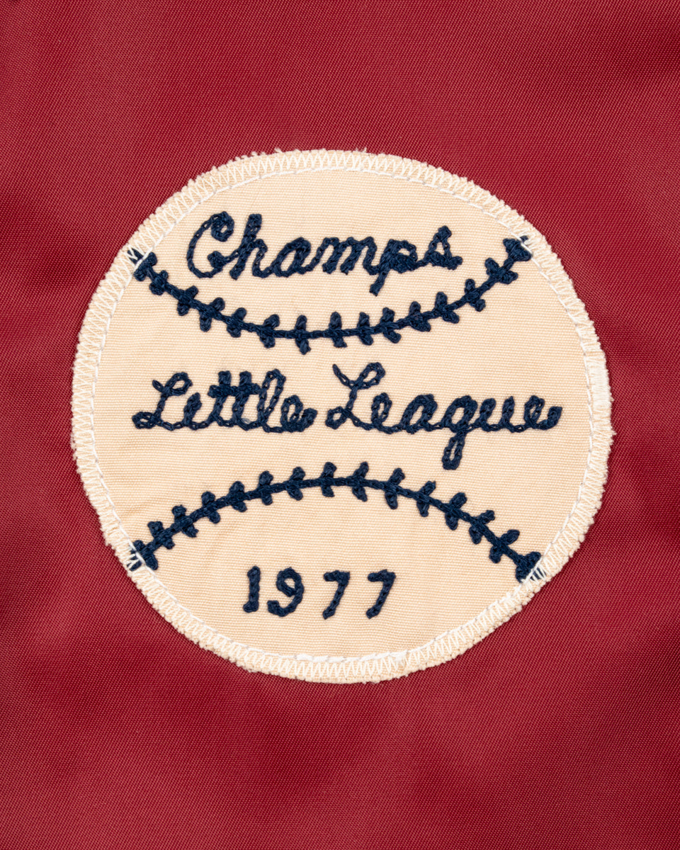 The Real McCoy's Nylon Coach Jacket / Birdies - Burgundy - Standard & Strange