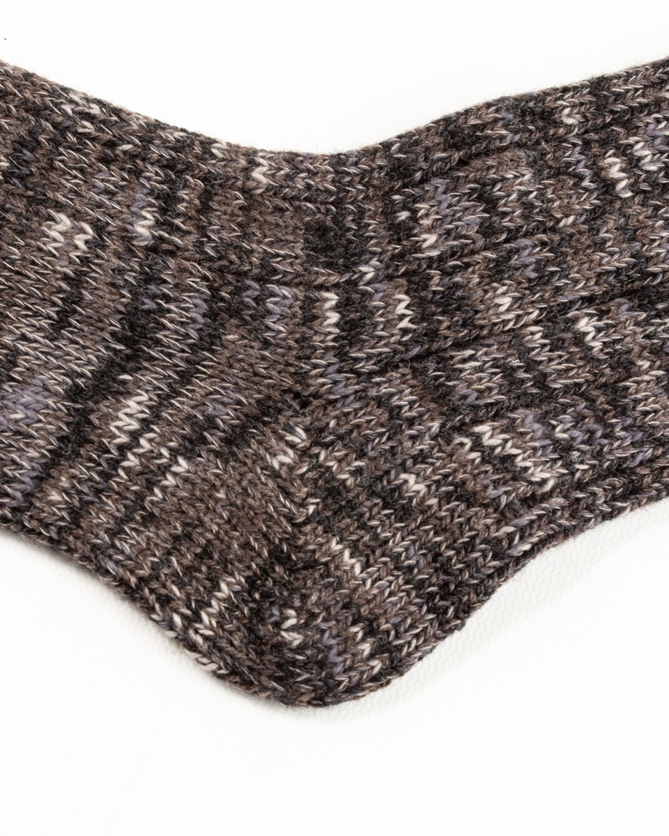 The Real McCoy's Outdoor Socks "Camp" - Charcoal - Standard & Strange