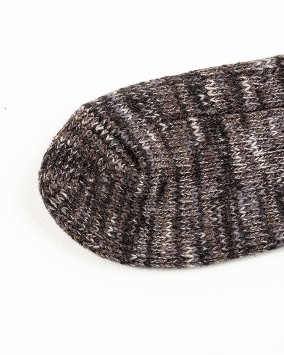 The Real McCoy's Outdoor Socks "Camp" - Charcoal - Standard & Strange