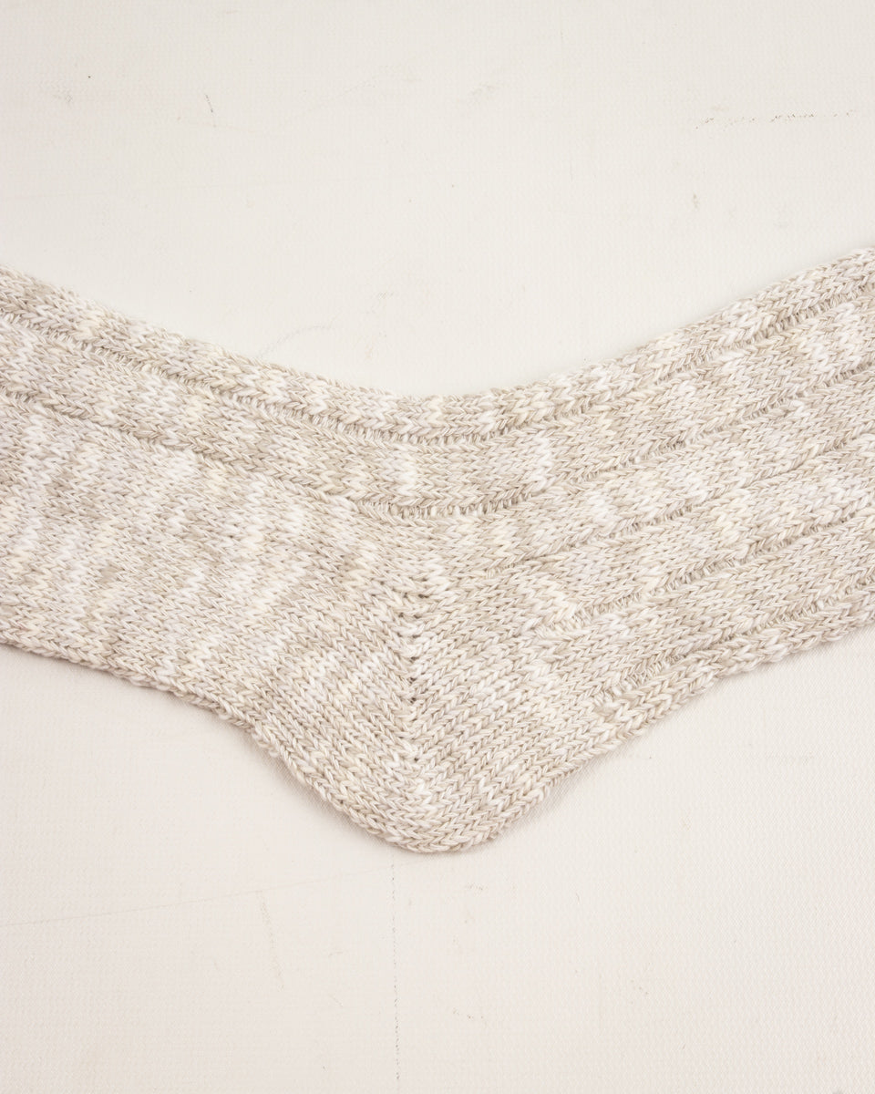 The Real McCoy's Outdoor Socks 'Camp' - Snow Gray - Standard & Strange