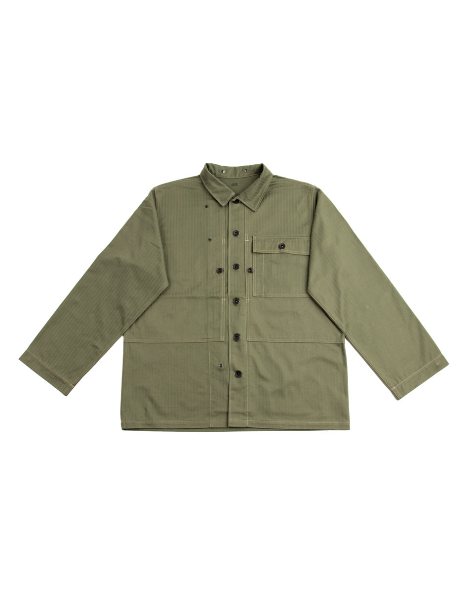 The Real McCoy's P-44 Utility Coat - Sage Green - Standard & Strange