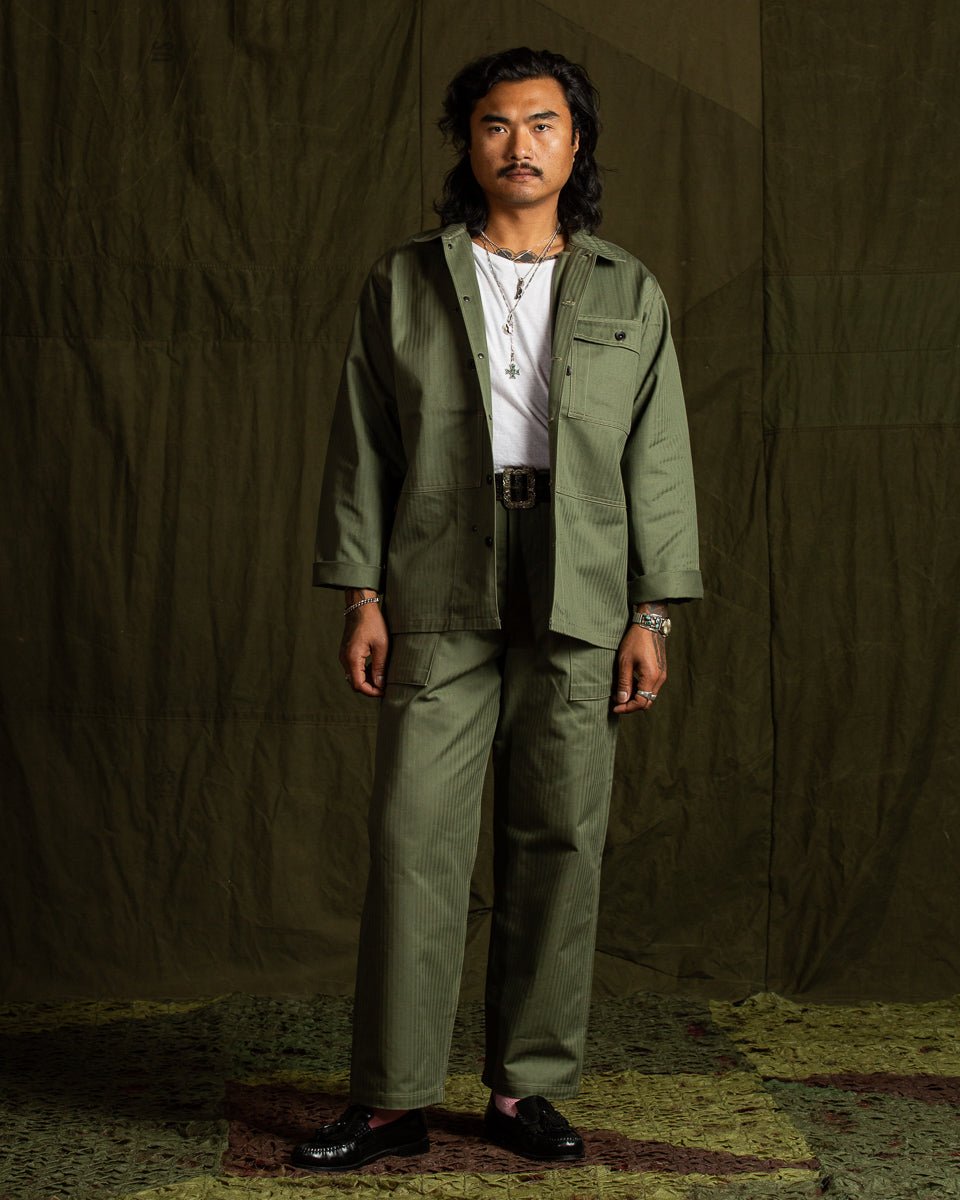 The Real McCoy's P-44 Utility Coat - Sage Green - Standard & Strange