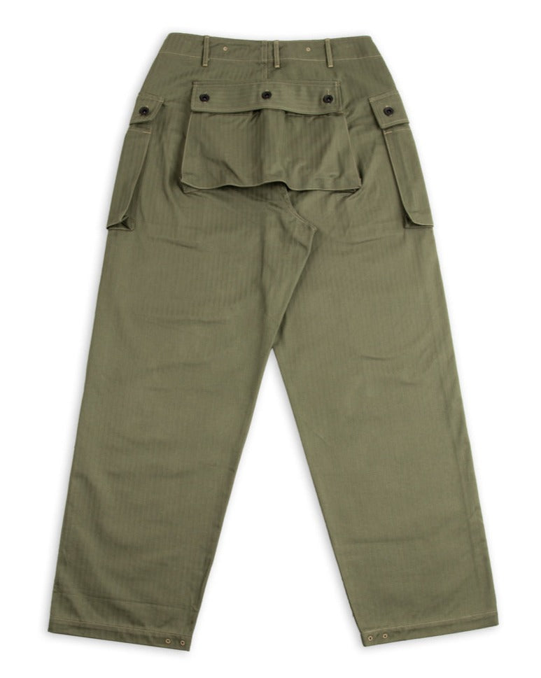 The Real McCoy's P-44 Utility Trousers - Sage Green - Standard & Strange