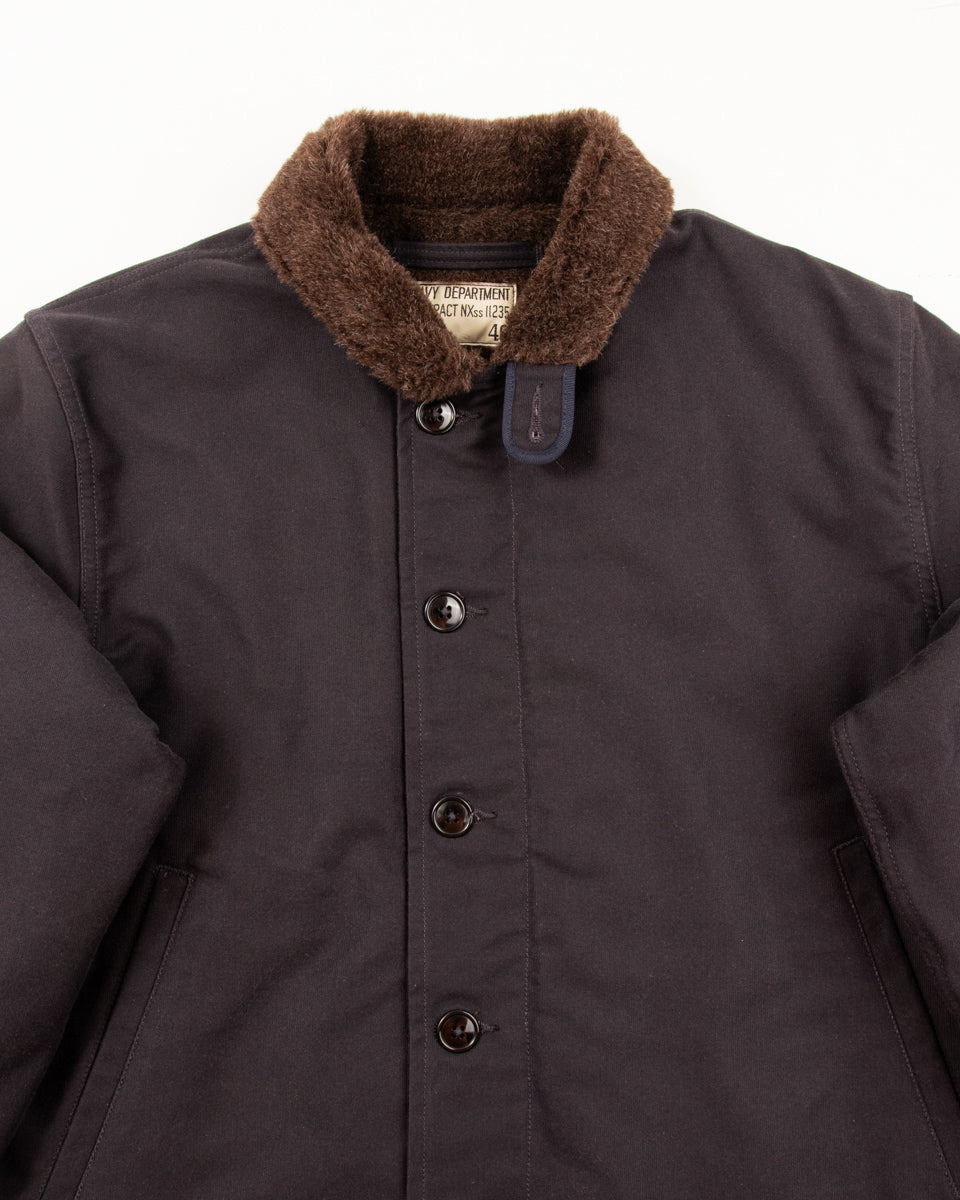 The Real McCoy's The Real McCoy's N-1 Deck Jacket (2021 Model) - Navy (Plain) - Standard & Strange
