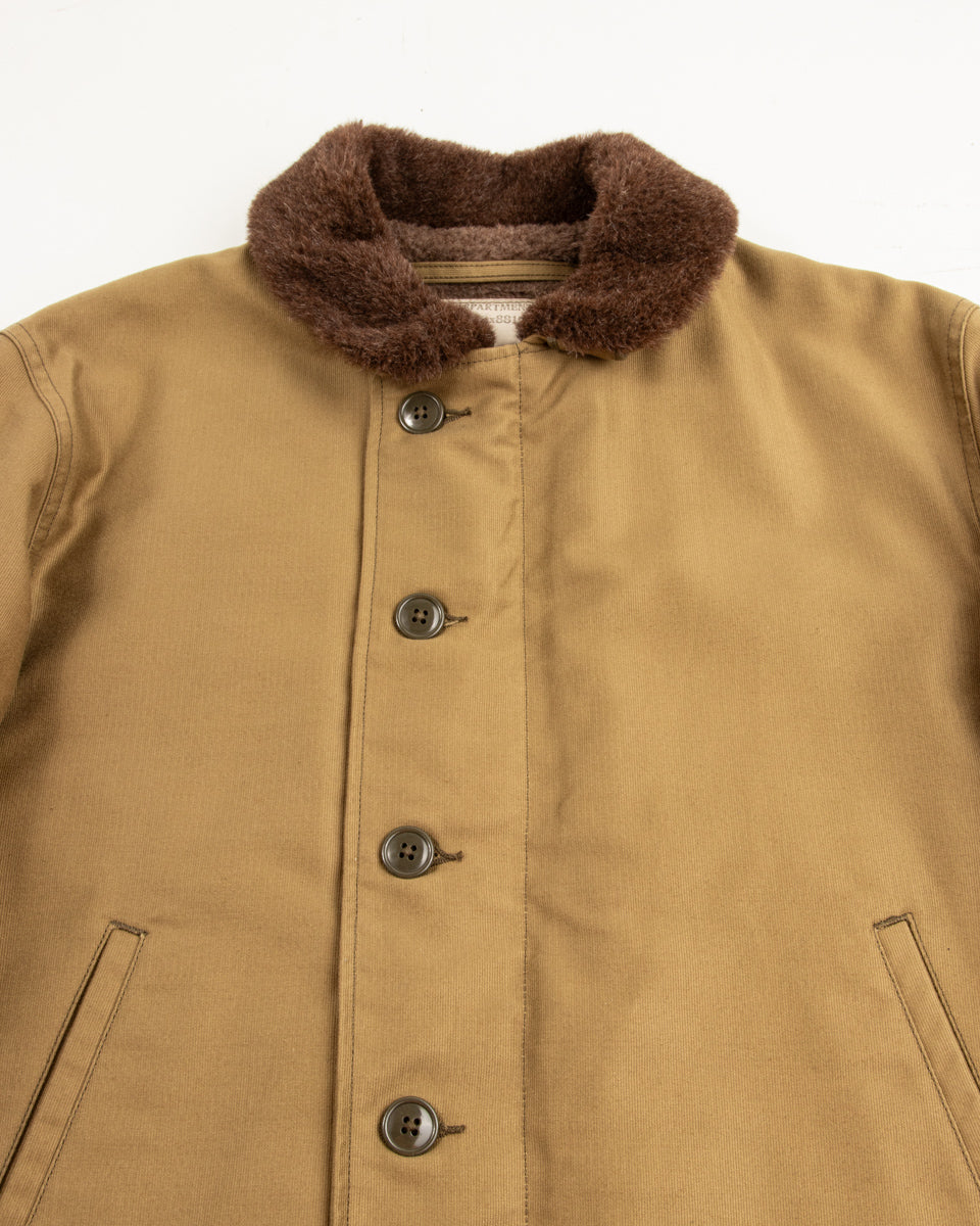 The Real McCoy's The Real McCoy's N-1 Deck Jacket (2022 Model) - Khaki (Plain) - Standard & Strange
