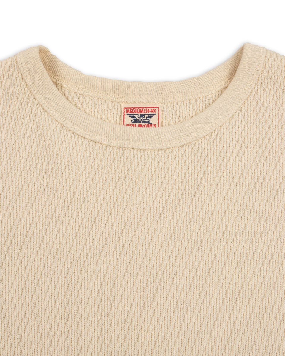 The Real McCoy's U.S. Army Military Thermal Shirt - Ivory - Standard & Strange