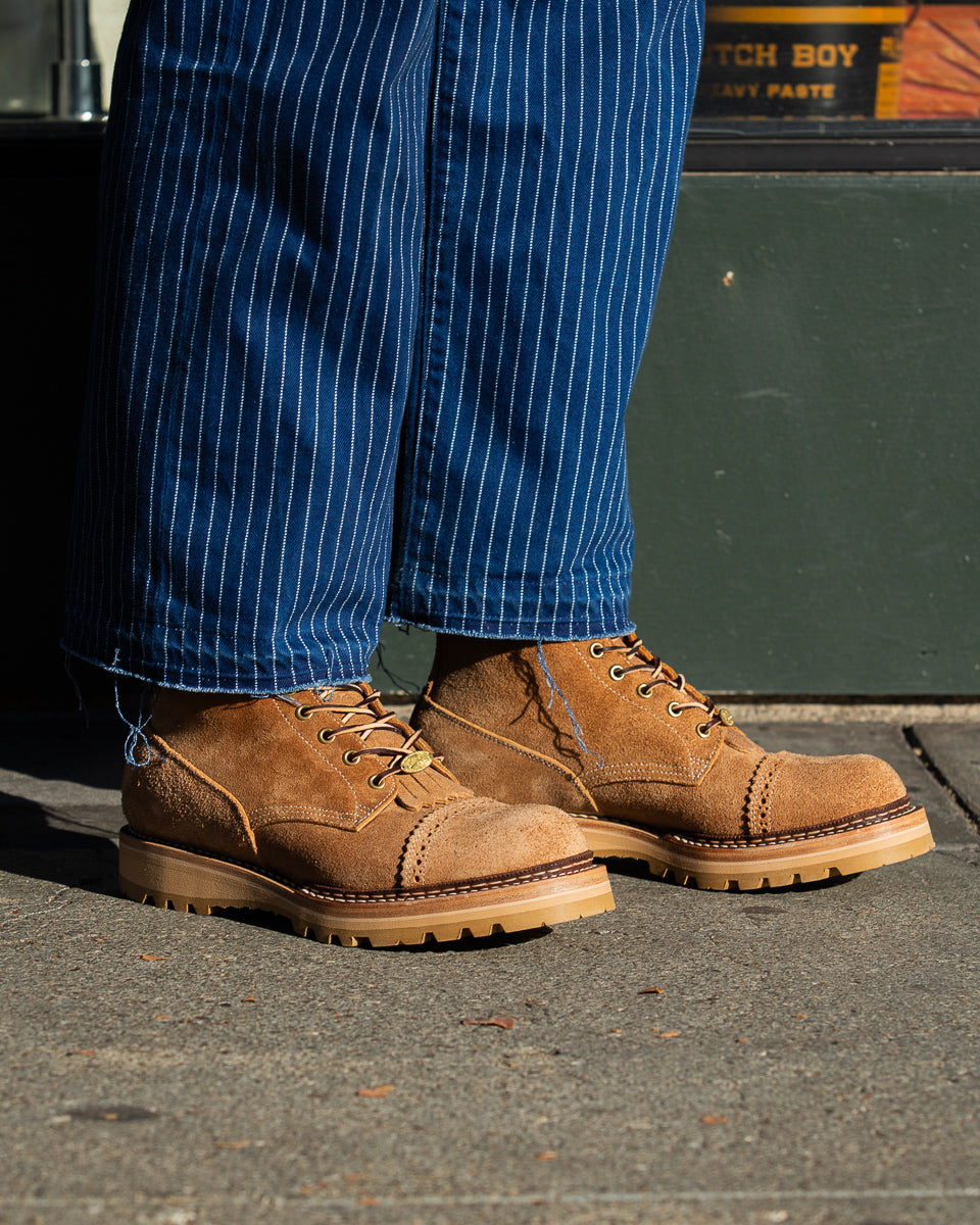 Rolling Dub Trio Forester II Boot #1276 - Dark Beige Suede – Standard &  Strange