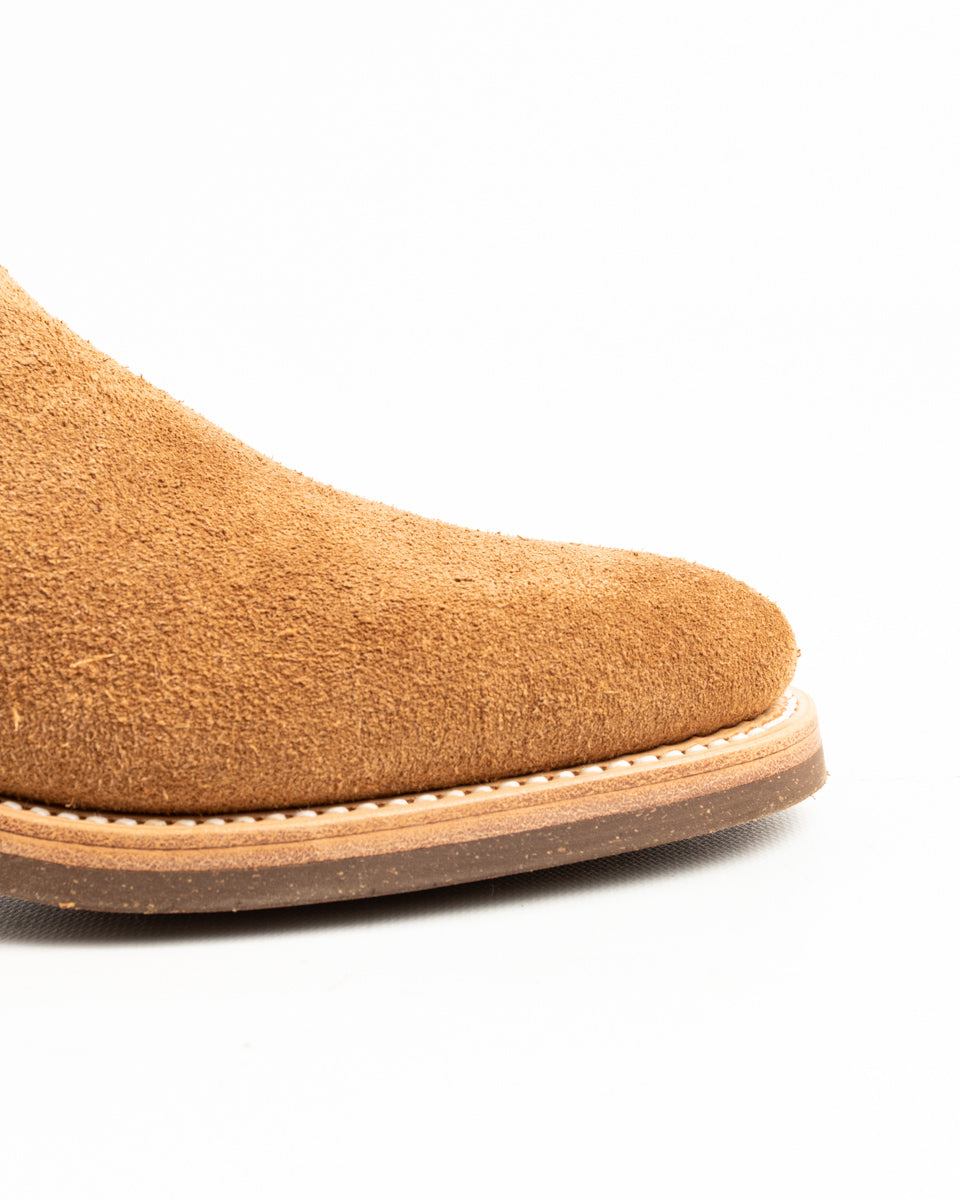 Rolling Dub Trio Griffin Engineer Boot - Dark Beige Suede - Standard & Strange