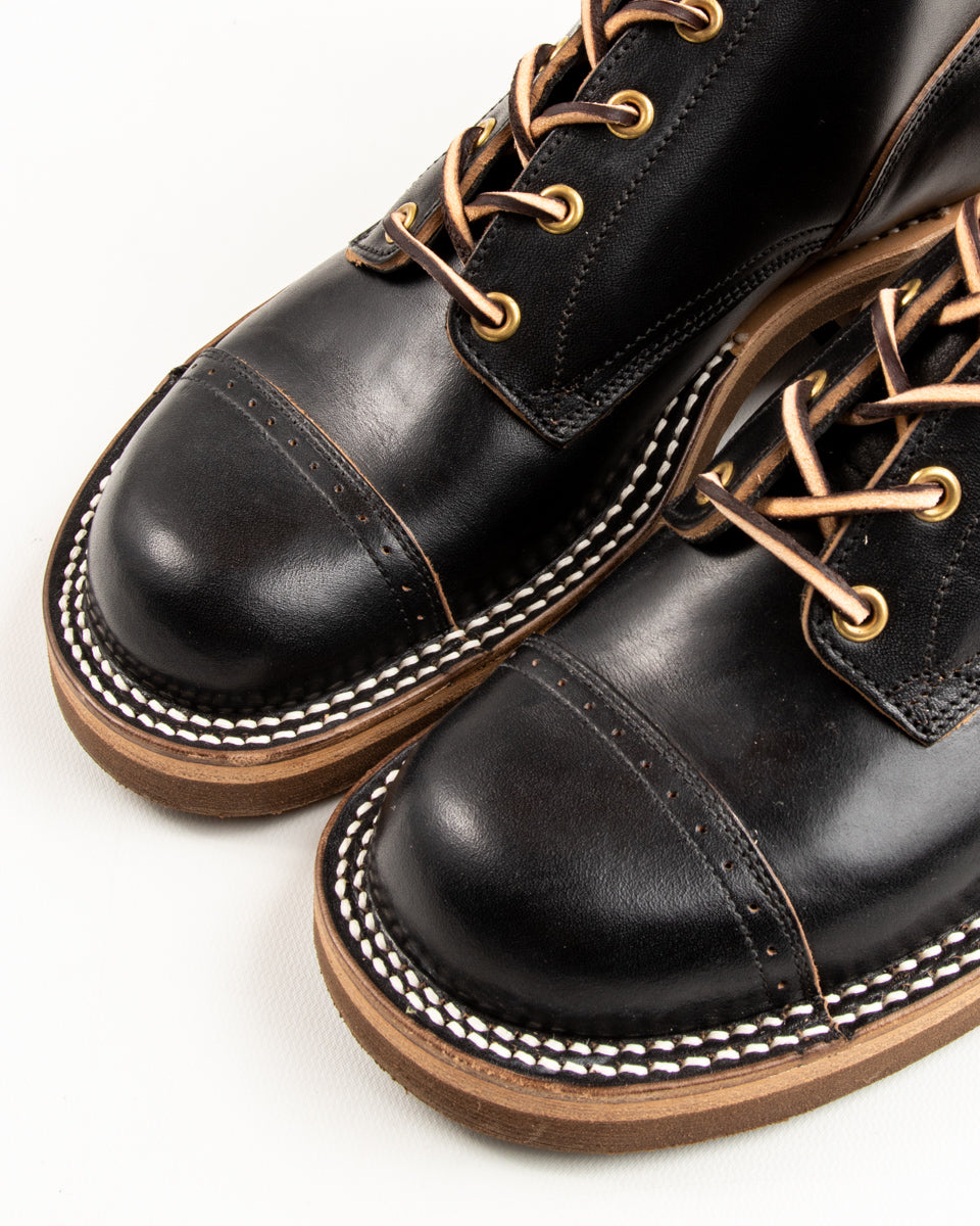 Rolling Dub Trio Roots 6" Boot - Black Horsebutt - Standard & Strange