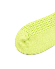 RoToTo Cotton Waffle Socks - Lime - Standard & Strange