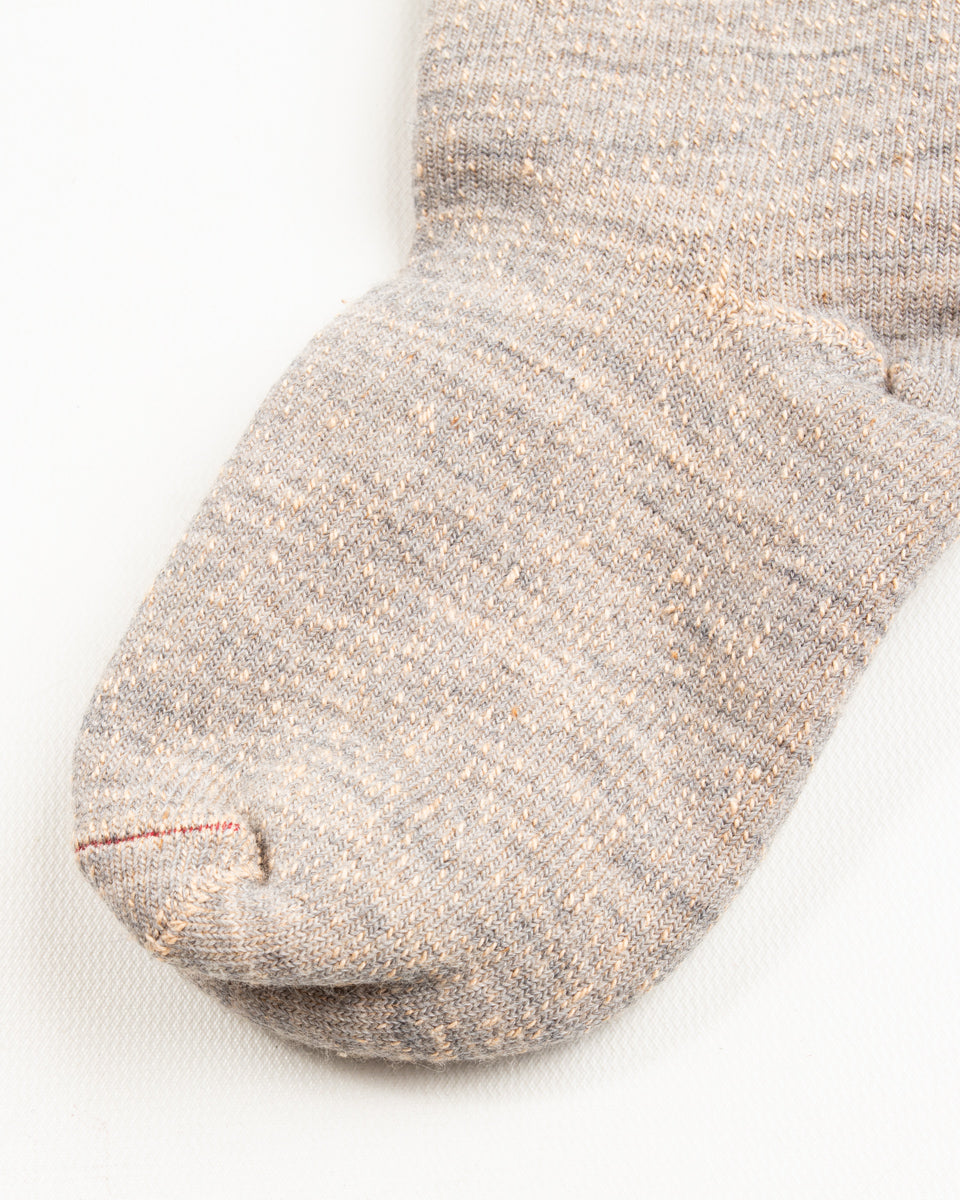 RoToTo Double Face Merino/Organic Cotton Socks - Gray/Brown - Standard & Strange