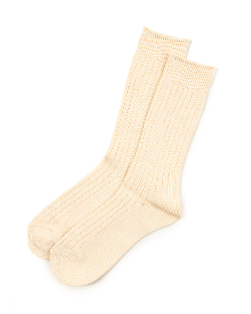 RoToTo Organic Cotton Daily 3-pack Sock - Ecru - Standard & Strange
