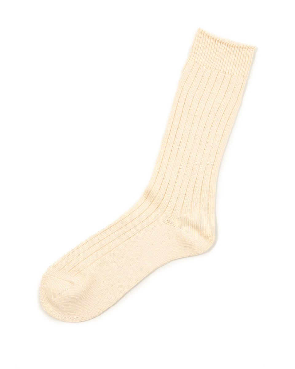 RoToTo Organic Cotton Daily 3-pack Sock - Ecru - Standard & Strange