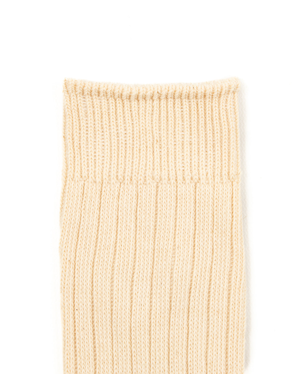 RoToTo Organic Cotton Daily 3-pack Sock - Ecru - Standard & Strange