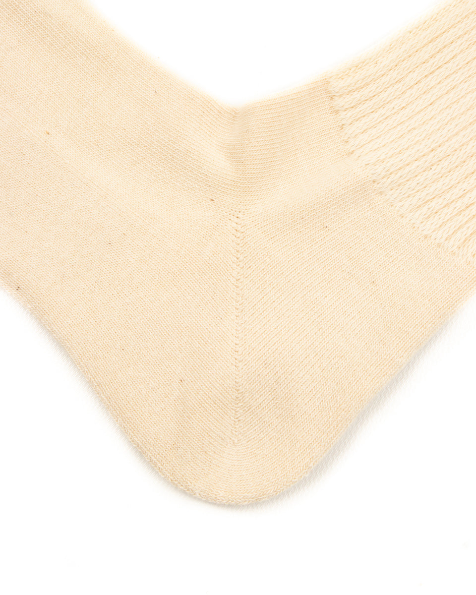 RoToTo Organic Cotton Daily 3-pack Sock - Ecru - Standard & Strange