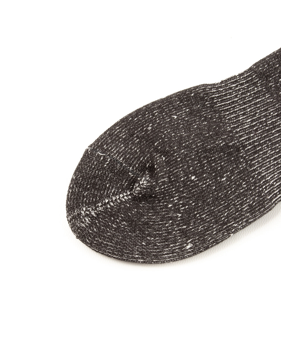 RoToTo Washi Pile Crew Socks - Charcoal - Standard & Strange