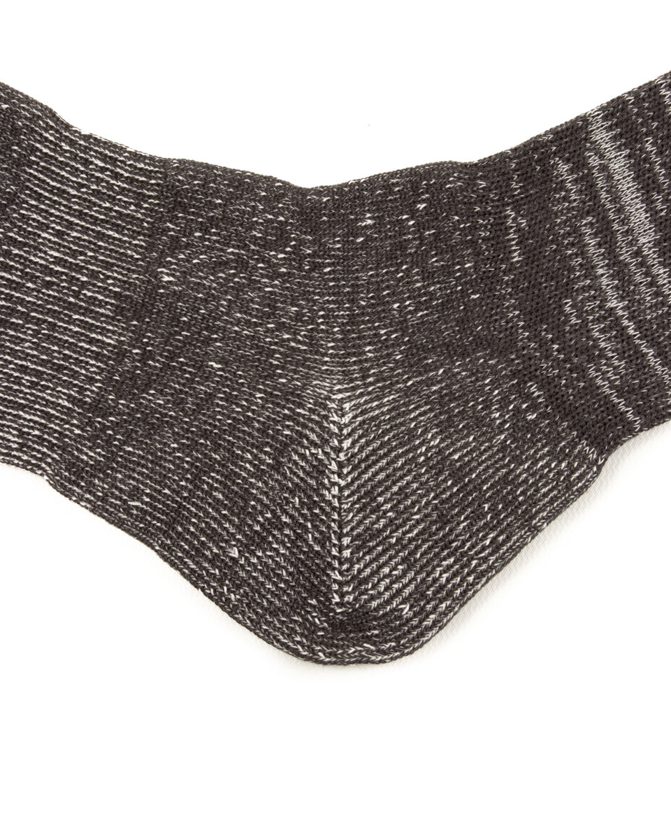 RoToTo Washi Pile Crew Socks - Charcoal - Standard & Strange