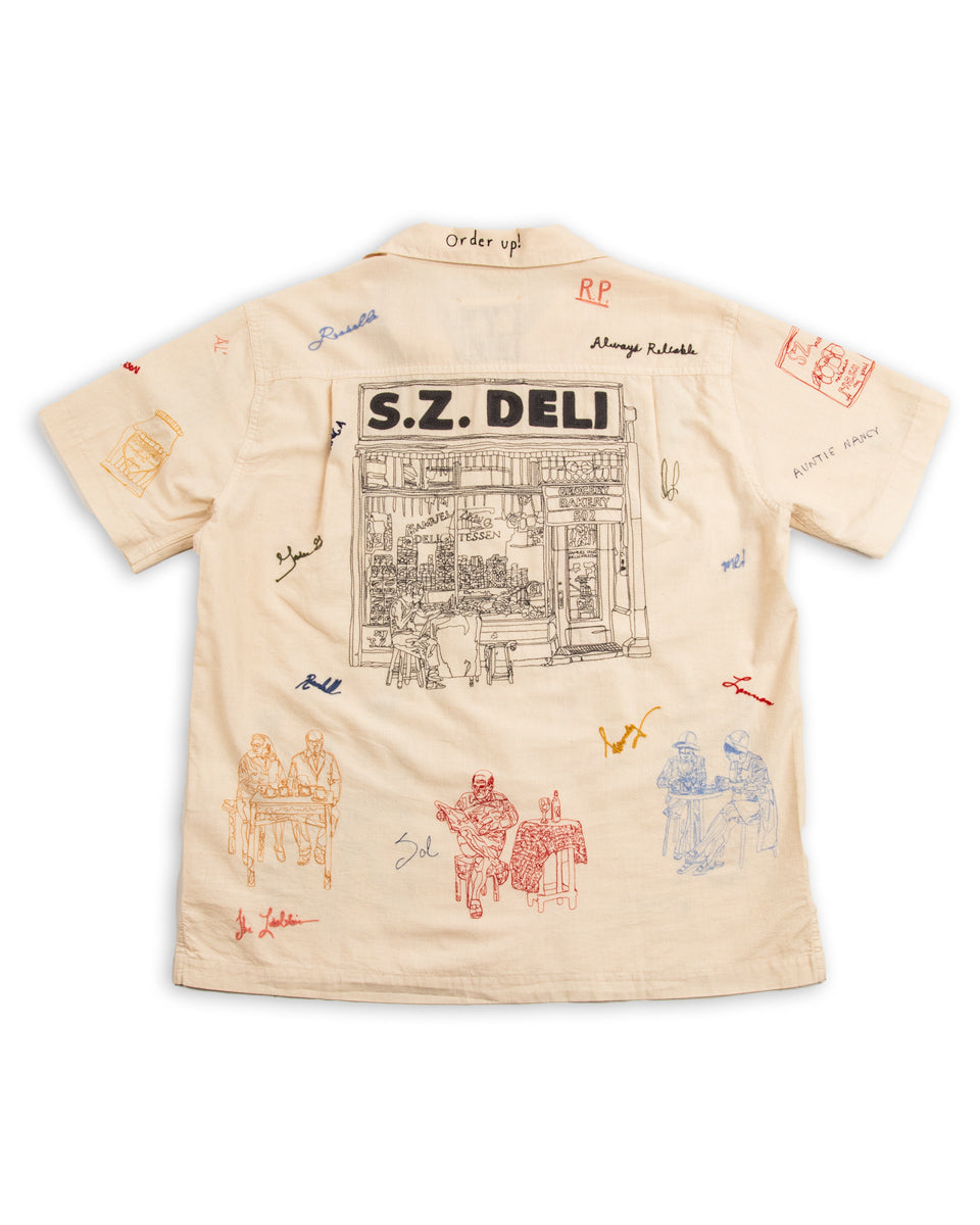 Samuel Zelig SZ Deli Camp Shirt - Natural - Standard & Strange