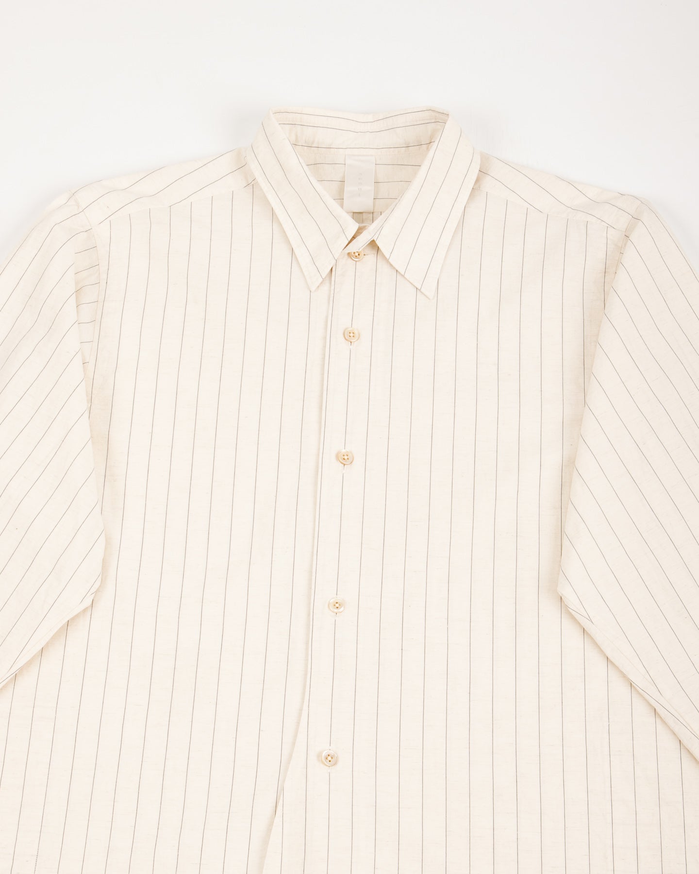 Senui Inside Pockets Shirt - Bed Linen Stripe - Standard & Strange