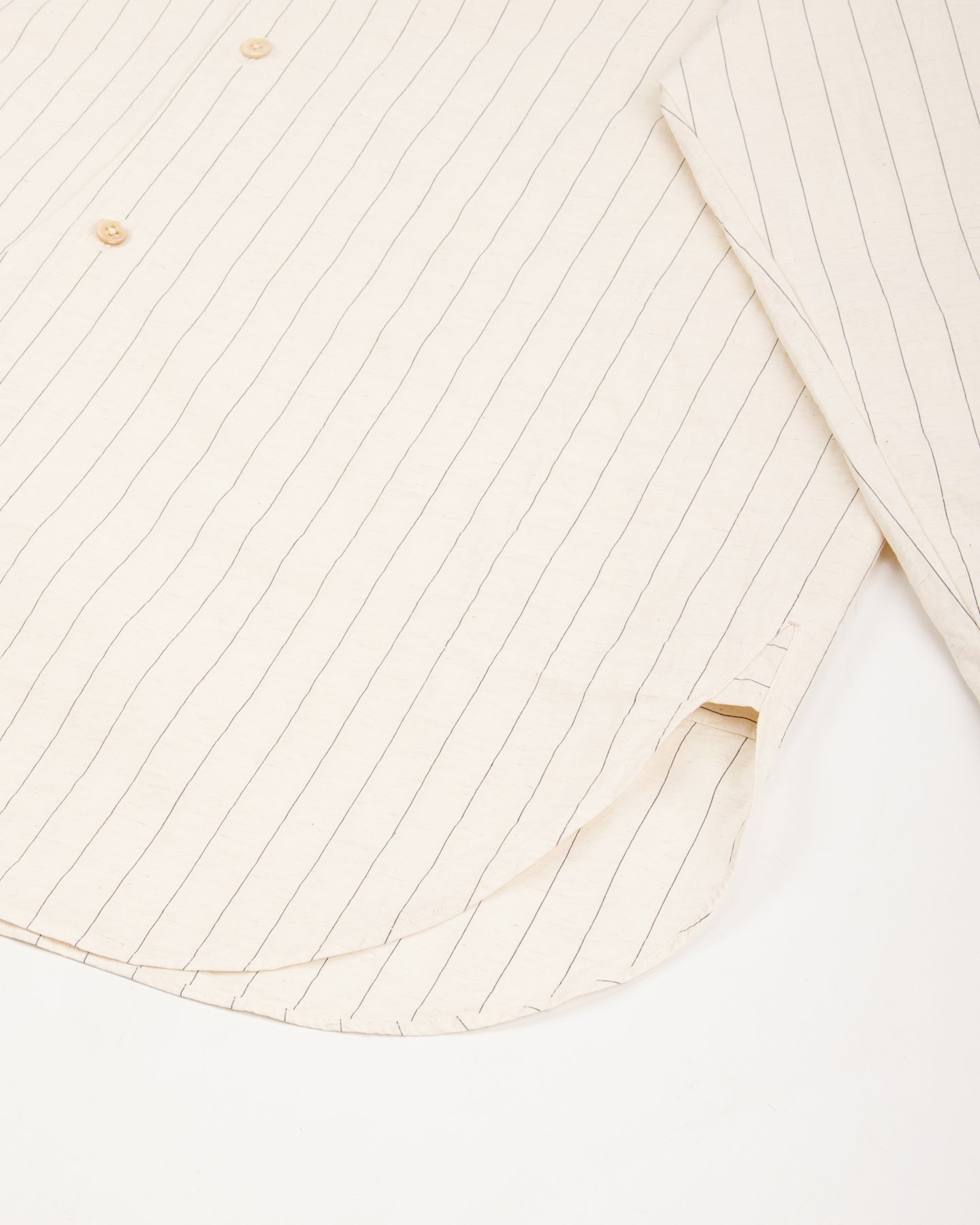 Senui Inside Pockets Shirt - Bed Linen Stripe - Standard & Strange