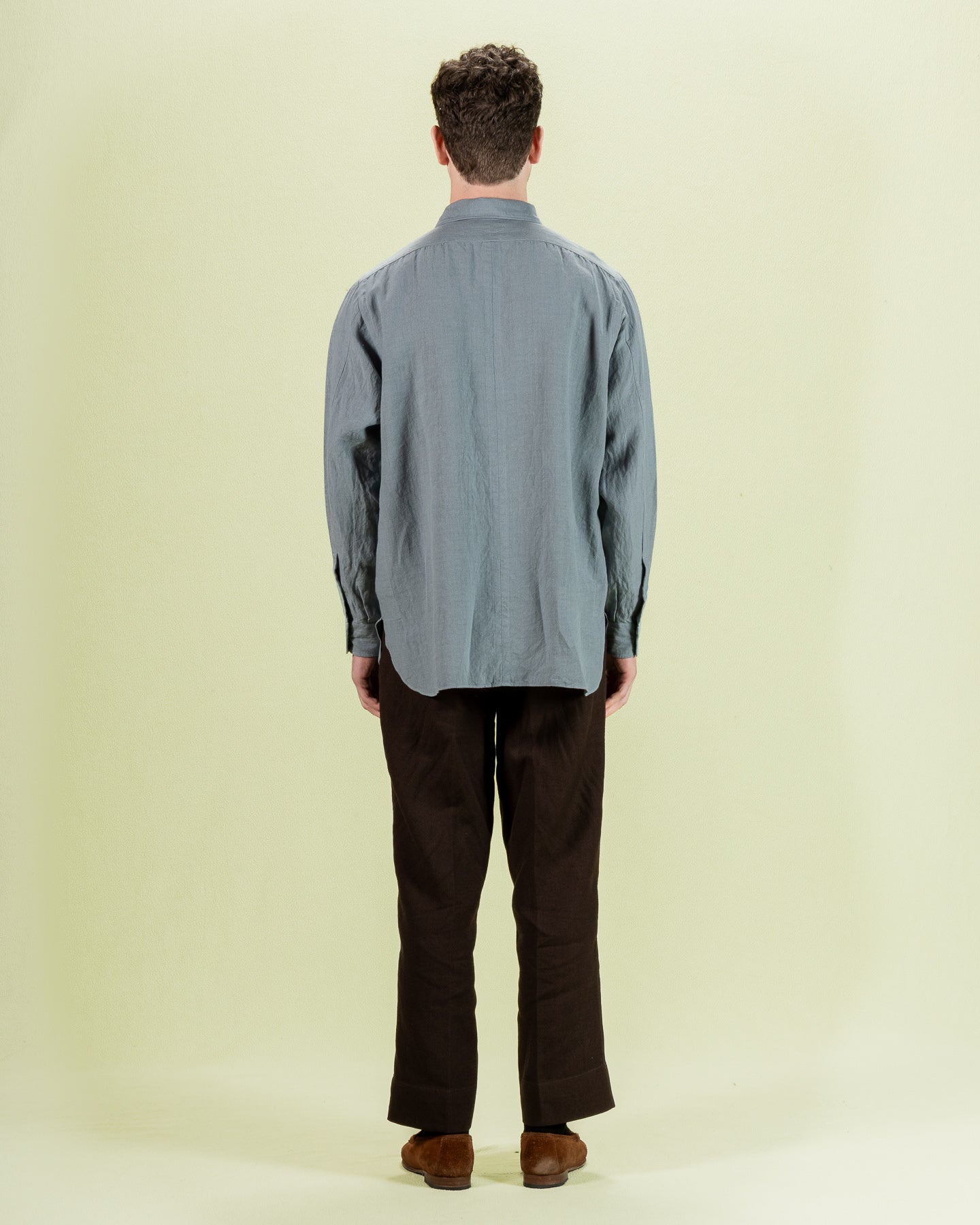 Senui Inside Pockets Shirt - Ice Washer Dry Linen - Standard & Strange