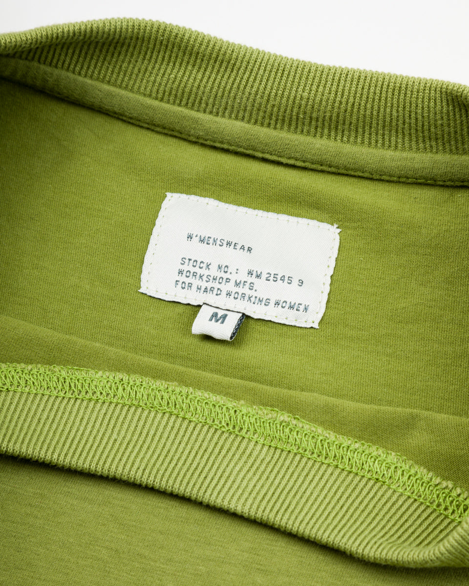 W'Menswear Bowl Tee - Matcha Green - Standard & Strange