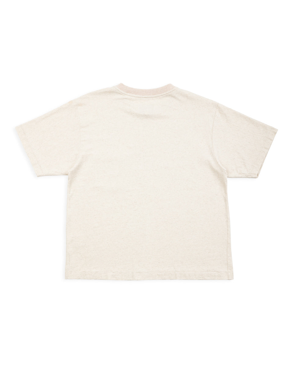 W'Menswear Bowl Tee - Oatmeal Cotton/Hemp - Standard & Strange