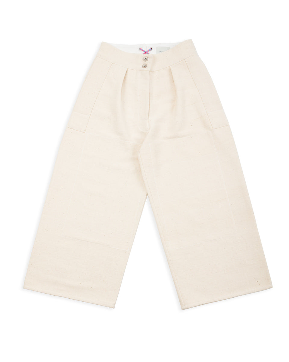 W'Menswear Burnout Pants - Natural - Standard & Strange