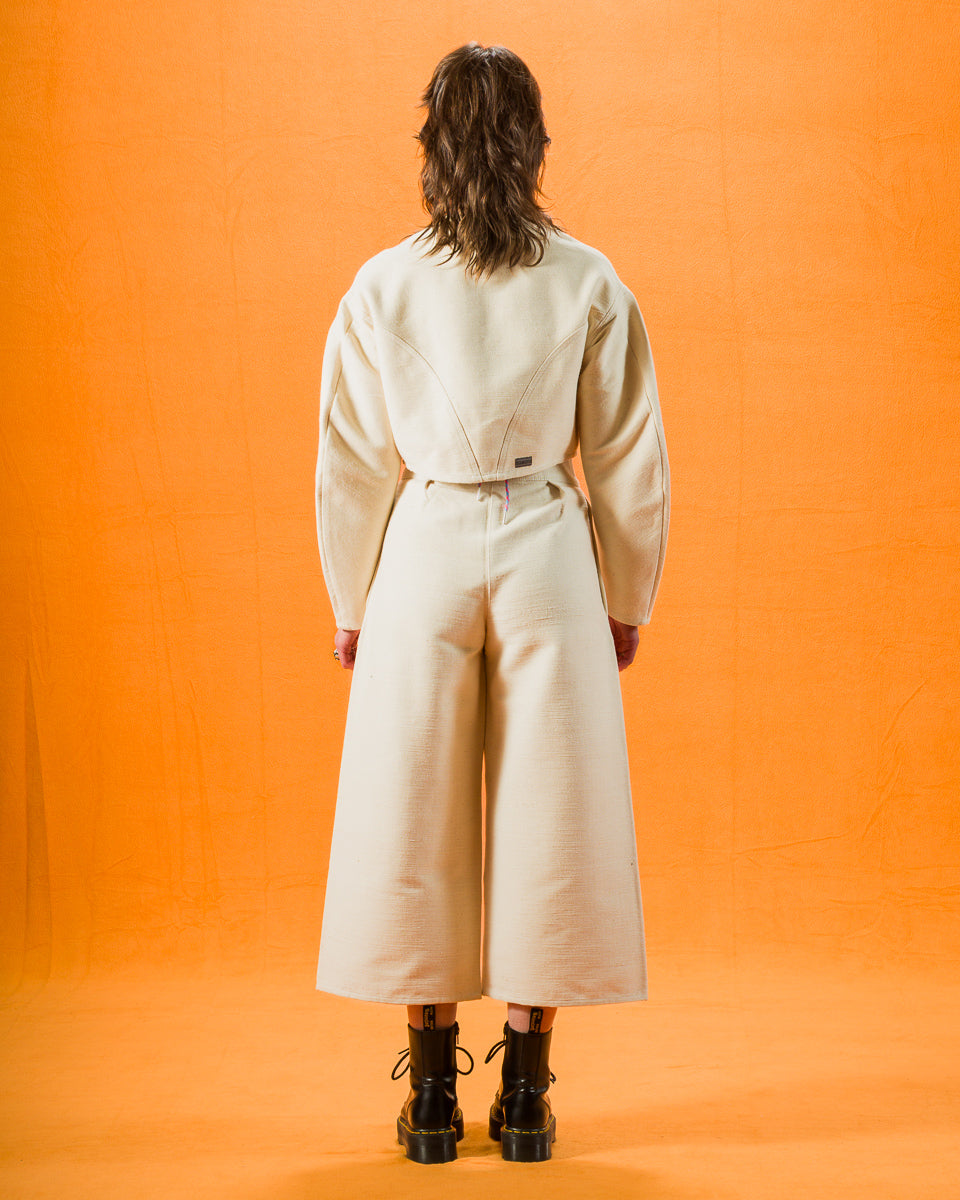 W'Menswear Burnout Pants - Natural - Standard & Strange