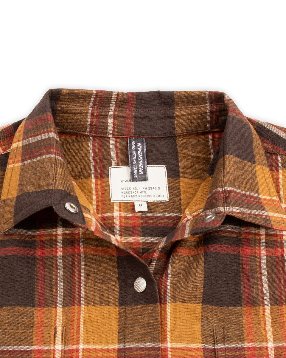W'Menswear Crew Shirt - Check - Standard & Strange