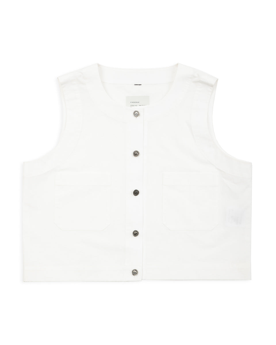 W'Menswear Naa Shirt - Off-White Cotton Nylon - Standard & Strange