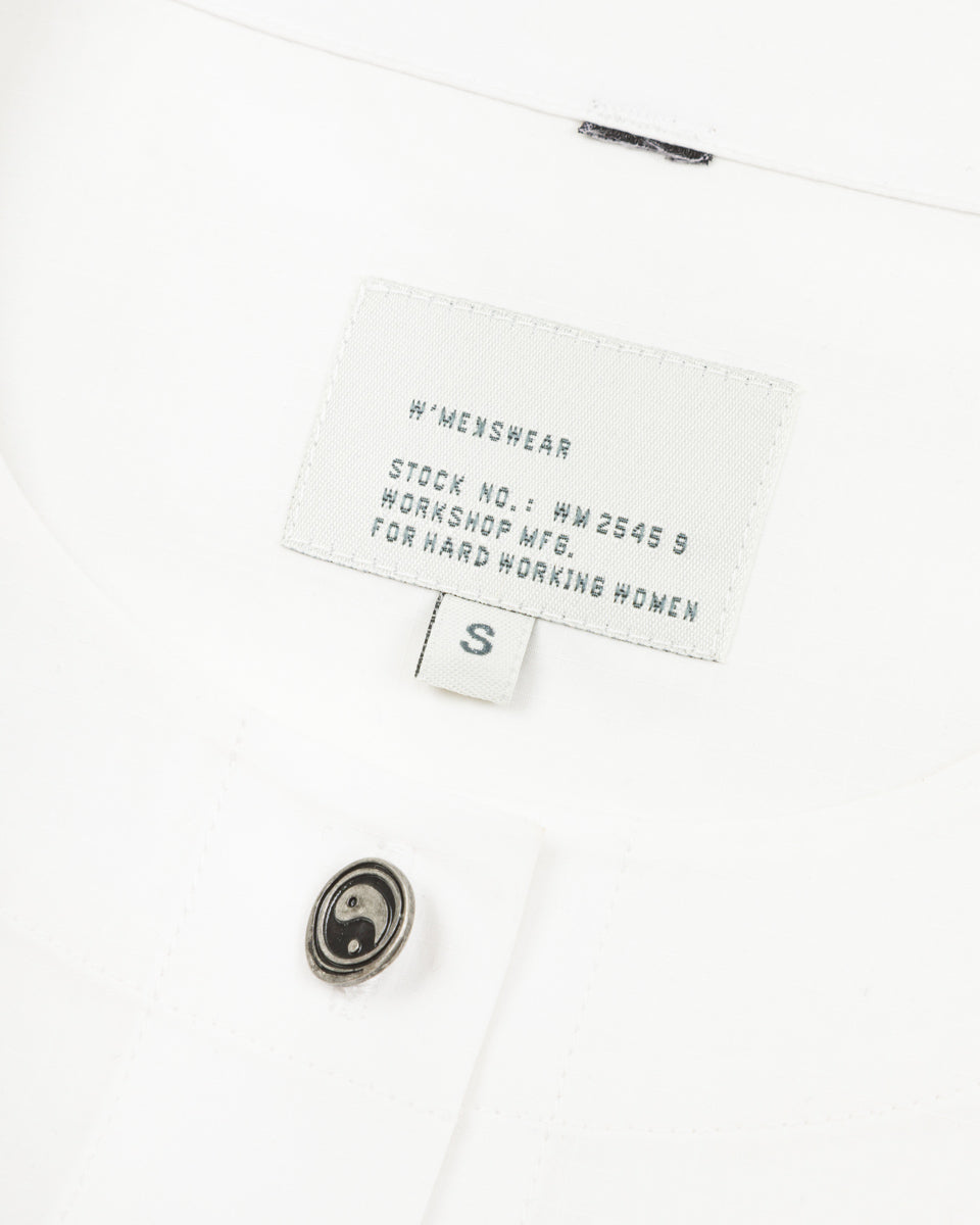 W'Menswear Naa Shirt - Off-White Cotton Nylon - Standard & Strange