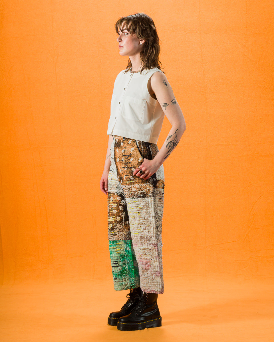 W'Menswear Naa Shirt - Off-White Cotton Nylon - Standard & Strange