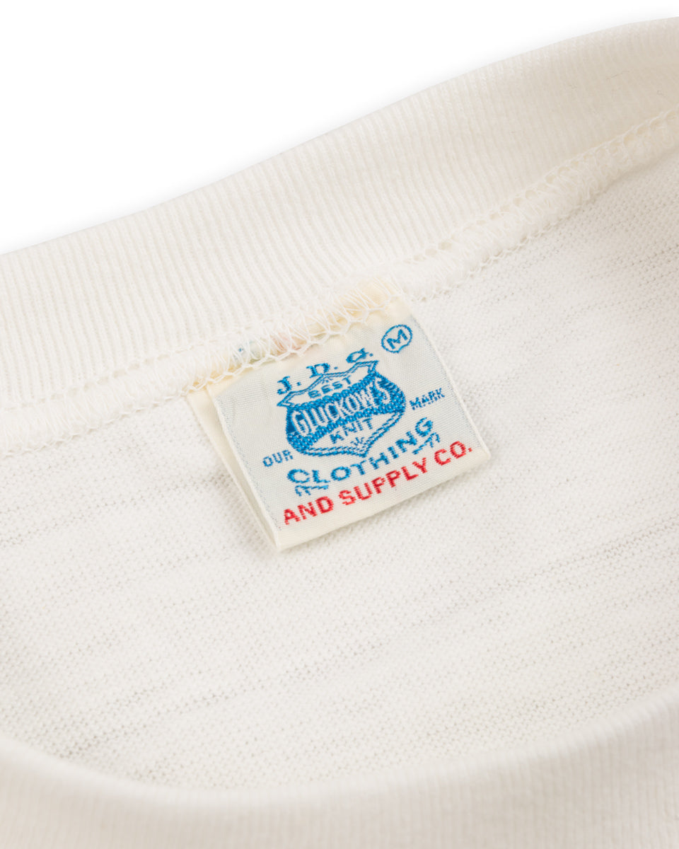 John Gluckow Arm in the Pocket T-Shirt - Off-White - Standard & Strange