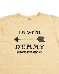 John Gluckow I'm with Dummy T-Shirt - Yellow - Standard & Strange