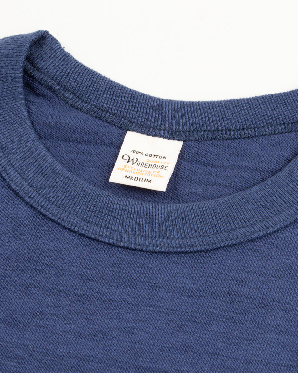 Warehouse Long Sleeve Crew Neck Tee - Navy - Standard & Strange