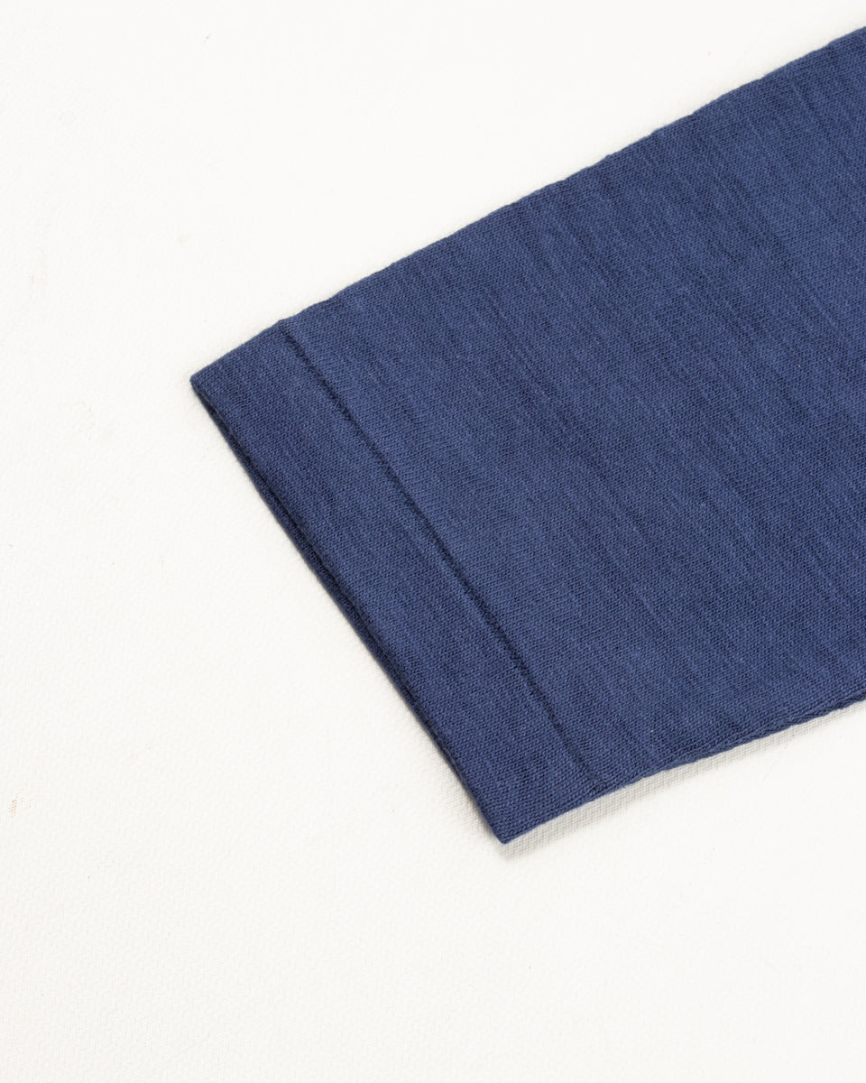 Warehouse Long Sleeve Crew Neck Tee - Navy - Standard & Strange