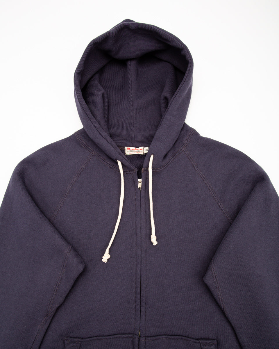 Warehouse Lot 451 Raglan Freedom Sleeve Full Zip Hoodie - Eggplant - Standard & Strange