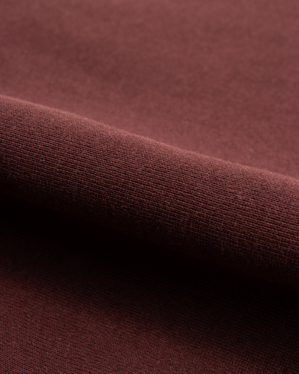 Warehouse Lot 483 Reverse Weave Loopwheel Sweatshirt - Bordeaux - Standard & Strange