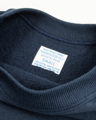 Warehouse Lot 483 Reverse Weave Loopwheel Sweatshirt - Navy - Standard & Strange