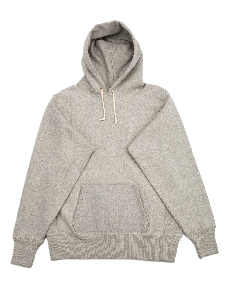 Warehouse Lot 484 Reverse Weave Loopwheel Pullover Hoodie - Heather Gray - Standard & Strange