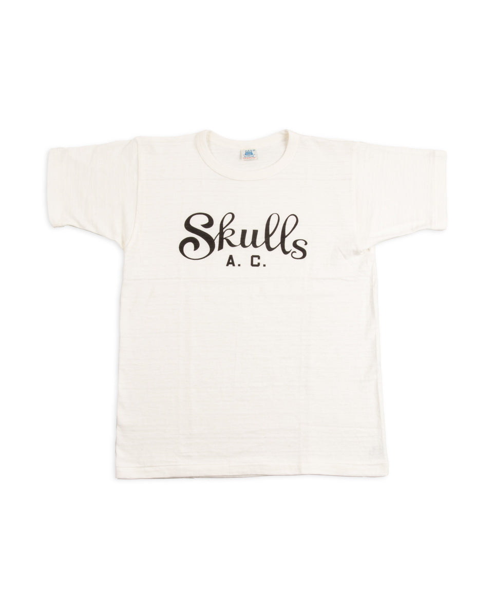 John Gluckow Skulls Athletic Club Tee - Off-White - Standard & Strange