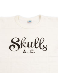John Gluckow Skulls Athletic Club Tee - Off-White - Standard & Strange