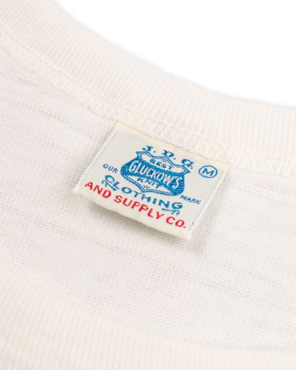 John Gluckow Skulls Athletic Club Tee - Off-White - Standard & Strange