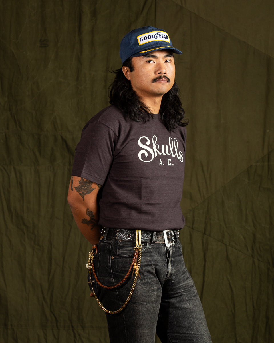 John Gluckow Skulls Athletic Club Tee - Sumikuro - Standard & Strange