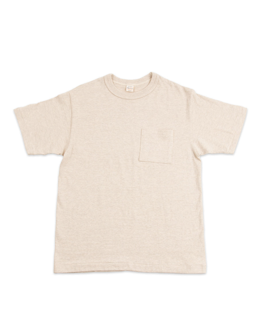 Warehouse Slub Cotton Pocket Tee - Oatmeal - Standard & Strange
