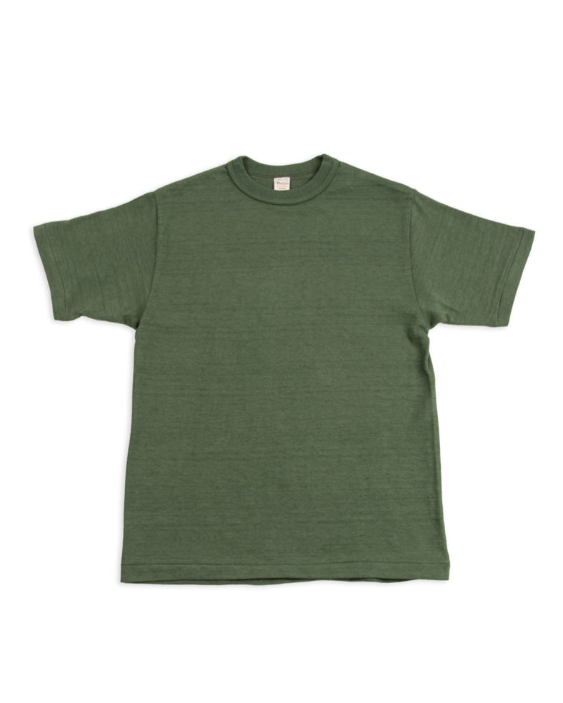 Warehouse Slub Cotton Tee - Green - Standard & Strange