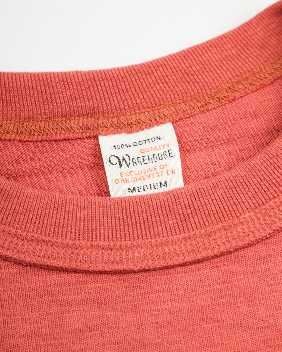 Warehouse Slub Cotton Tee - Salmon - Standard & Strange