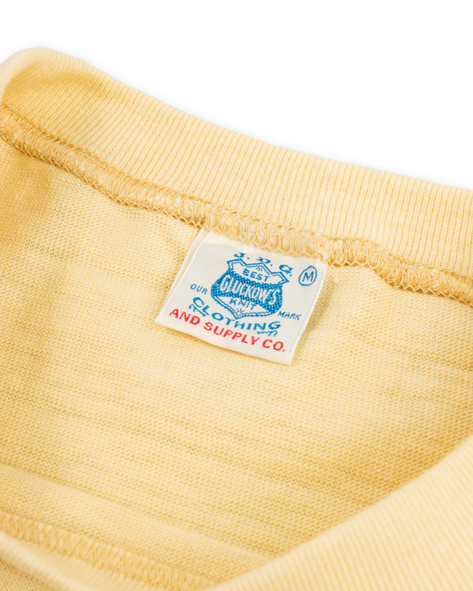 John Gluckow Standard Pocket T-Shirt - Yellow - Standard & Strange