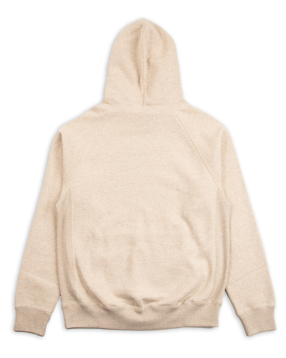 Wonder Looper Fleeced Foxfibre® Pullover Hoodie - Oatmeal - Standard & Strange